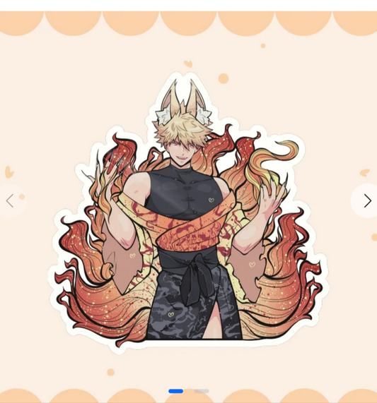 Kitsune Baku sticker