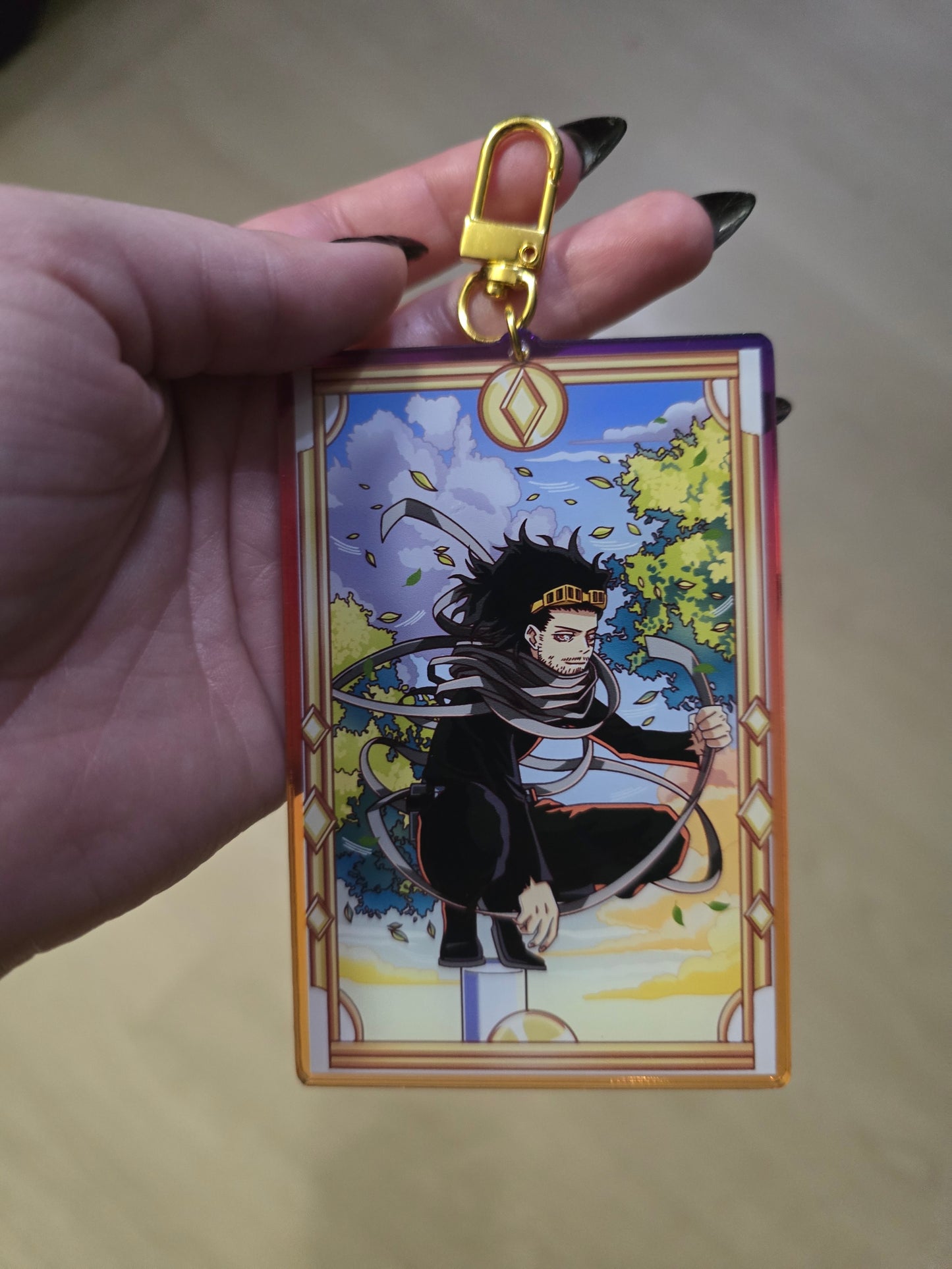 Framed zawa keychain